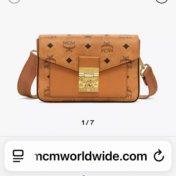 MCM Black Visetos Crossbody with card case - Picture 5 of 9